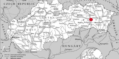 Ramani ya mashariki ya Slovakia