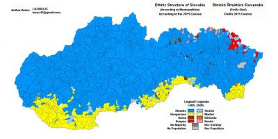 Ramani ya Slovakia kikabila